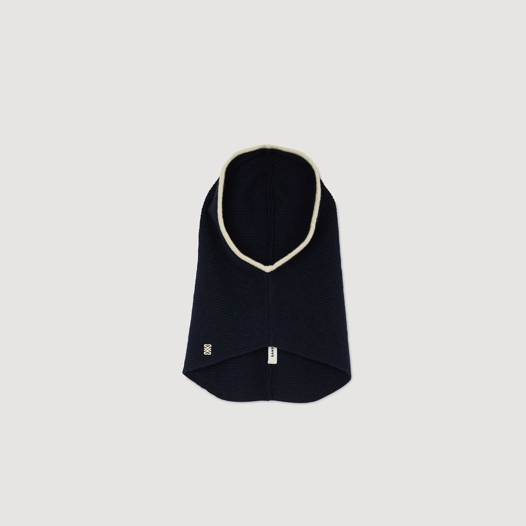 Outlet SANDRO Snood En Maille Dark Navy