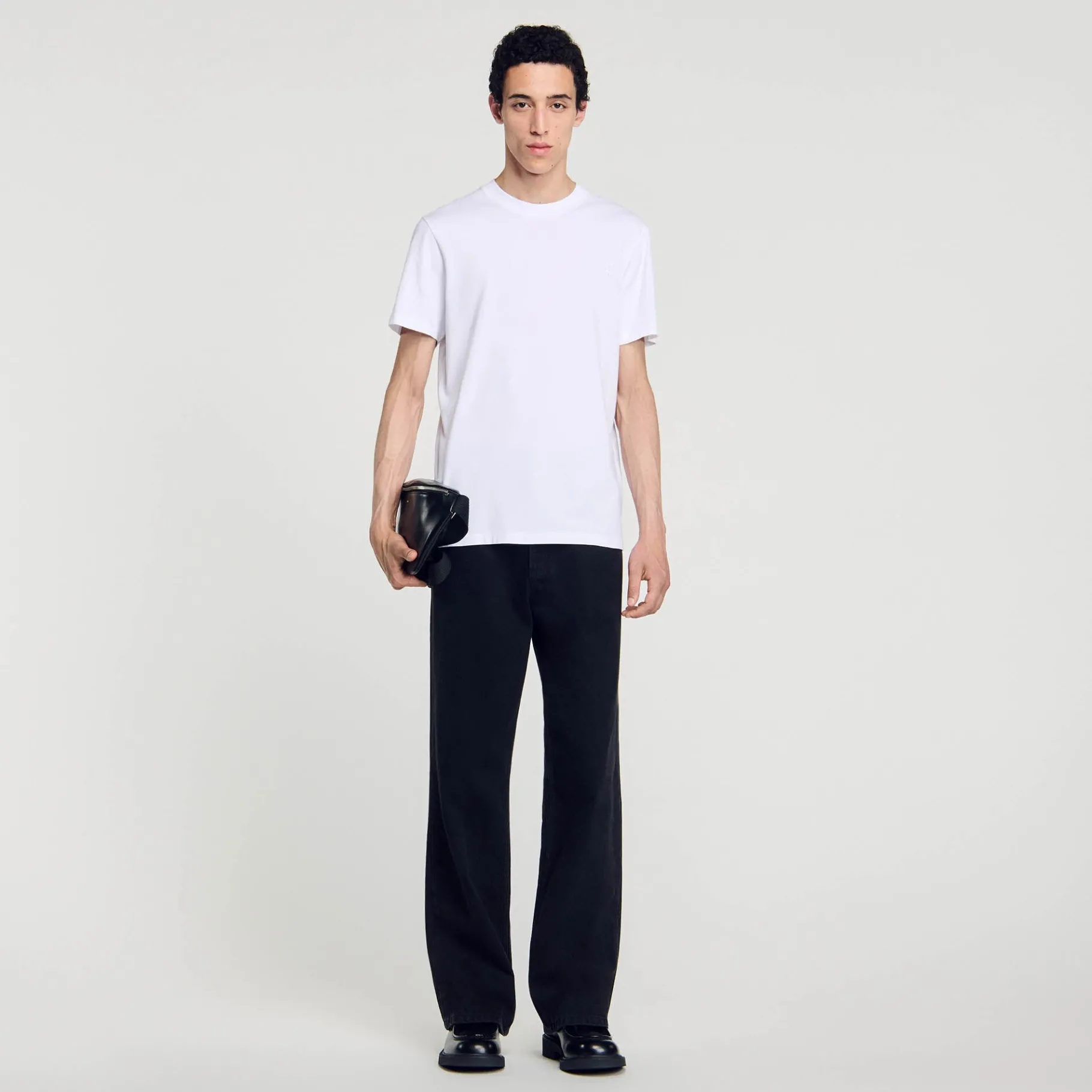 Fashion SANDRO Tee-shirt En Coton blanc