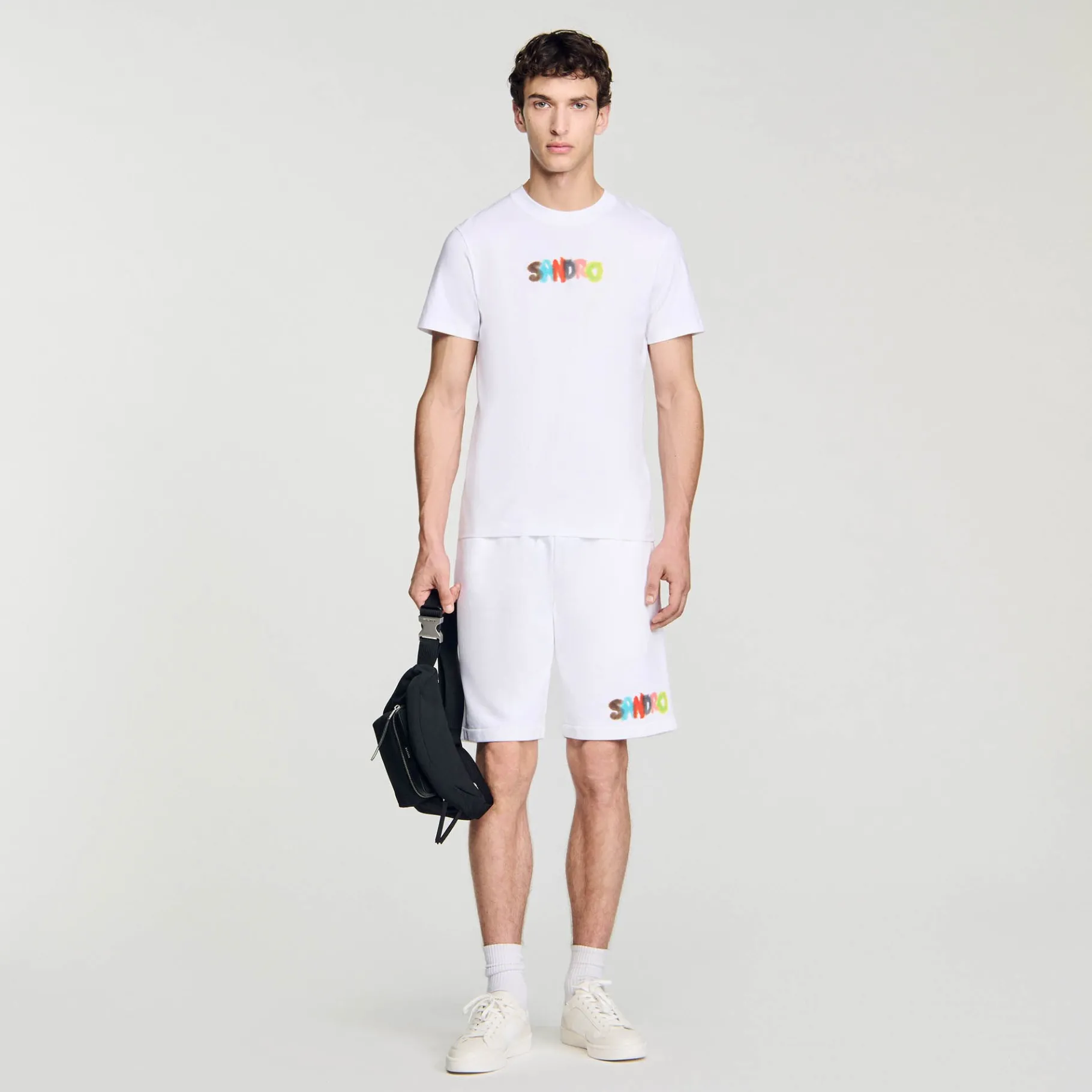 Store SANDRO Tee-shirt Wild Animals blanc