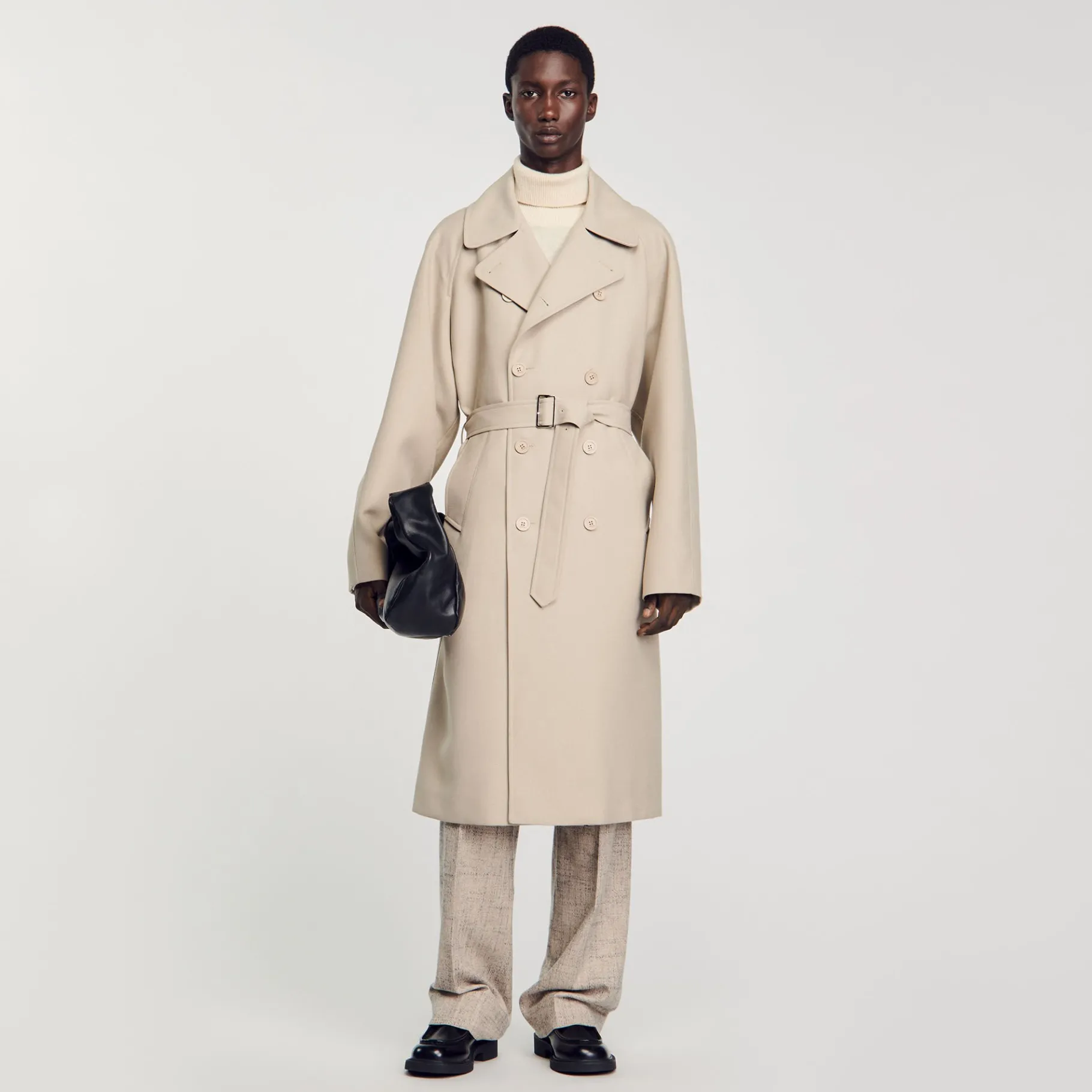 Clearance SANDRO Trench Long Ficelle
