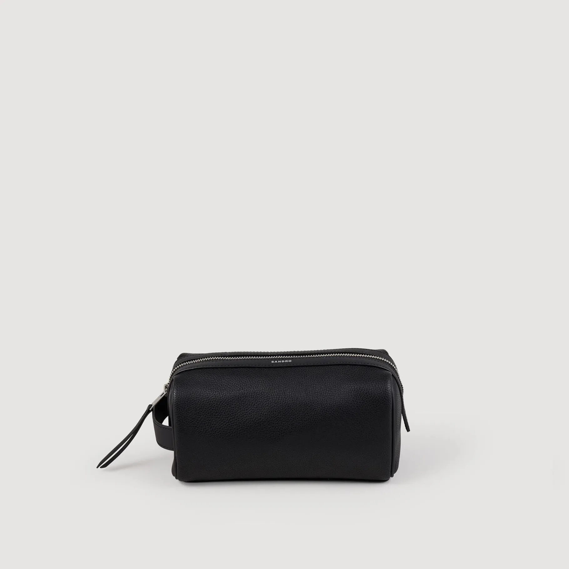Discount SANDRO Trousse De Toilette En Toile Enduite