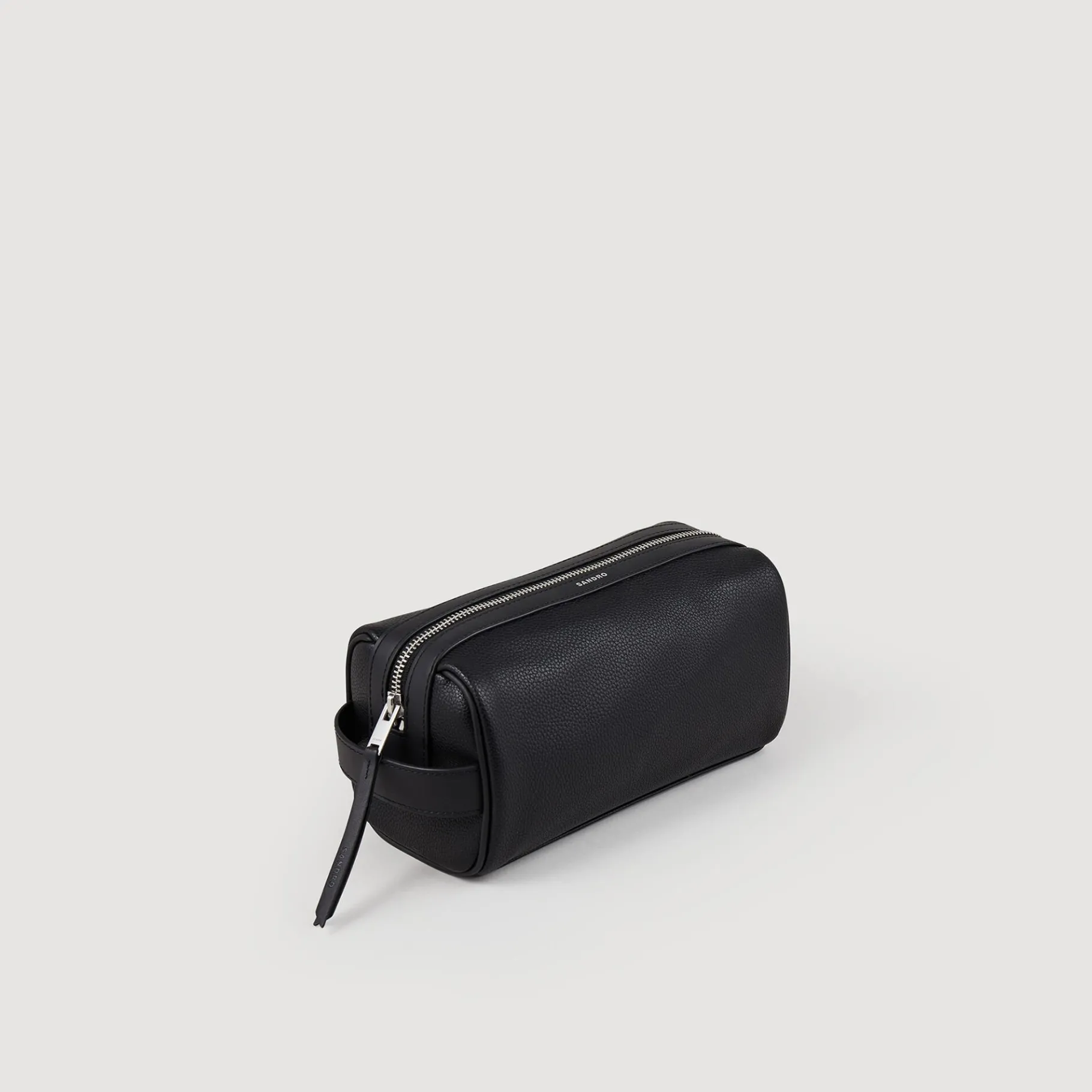 Discount SANDRO Trousse De Toilette En Toile Enduite