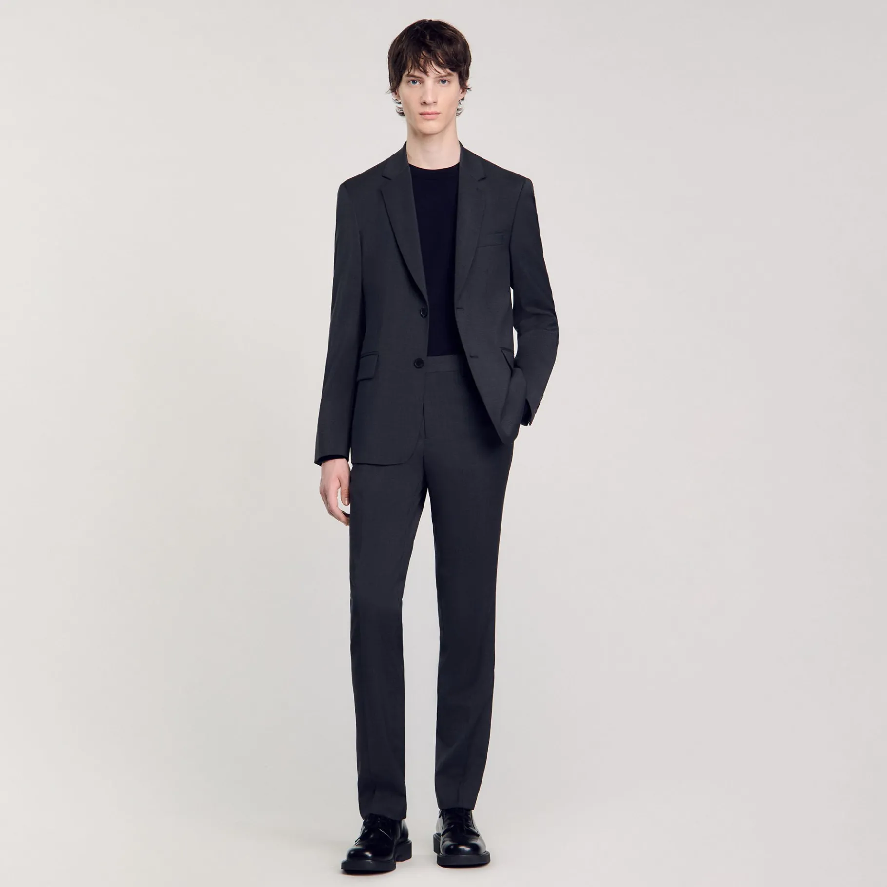 Cheap SANDRO Veste De Costume Gris