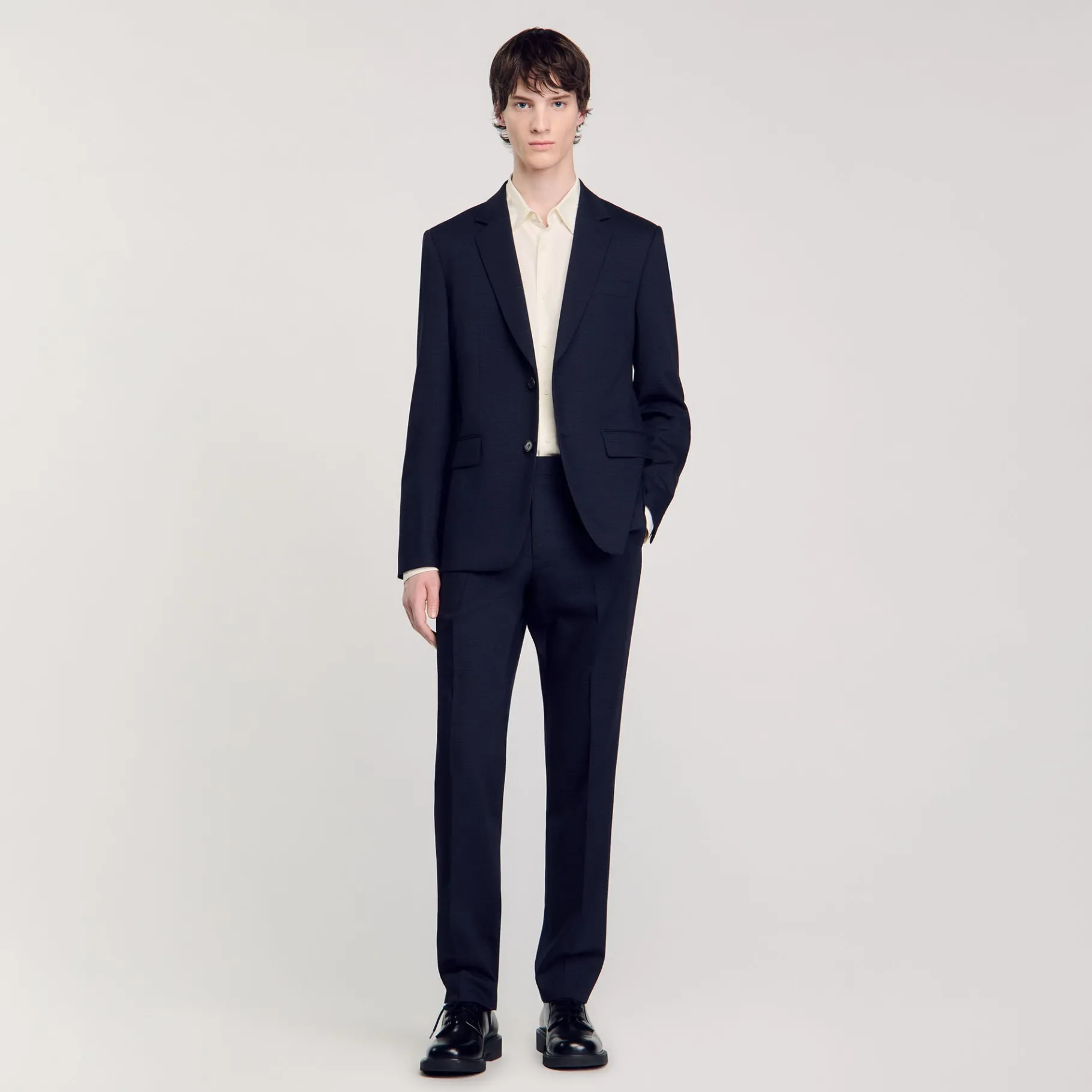Cheap SANDRO Veste De Costume Marine