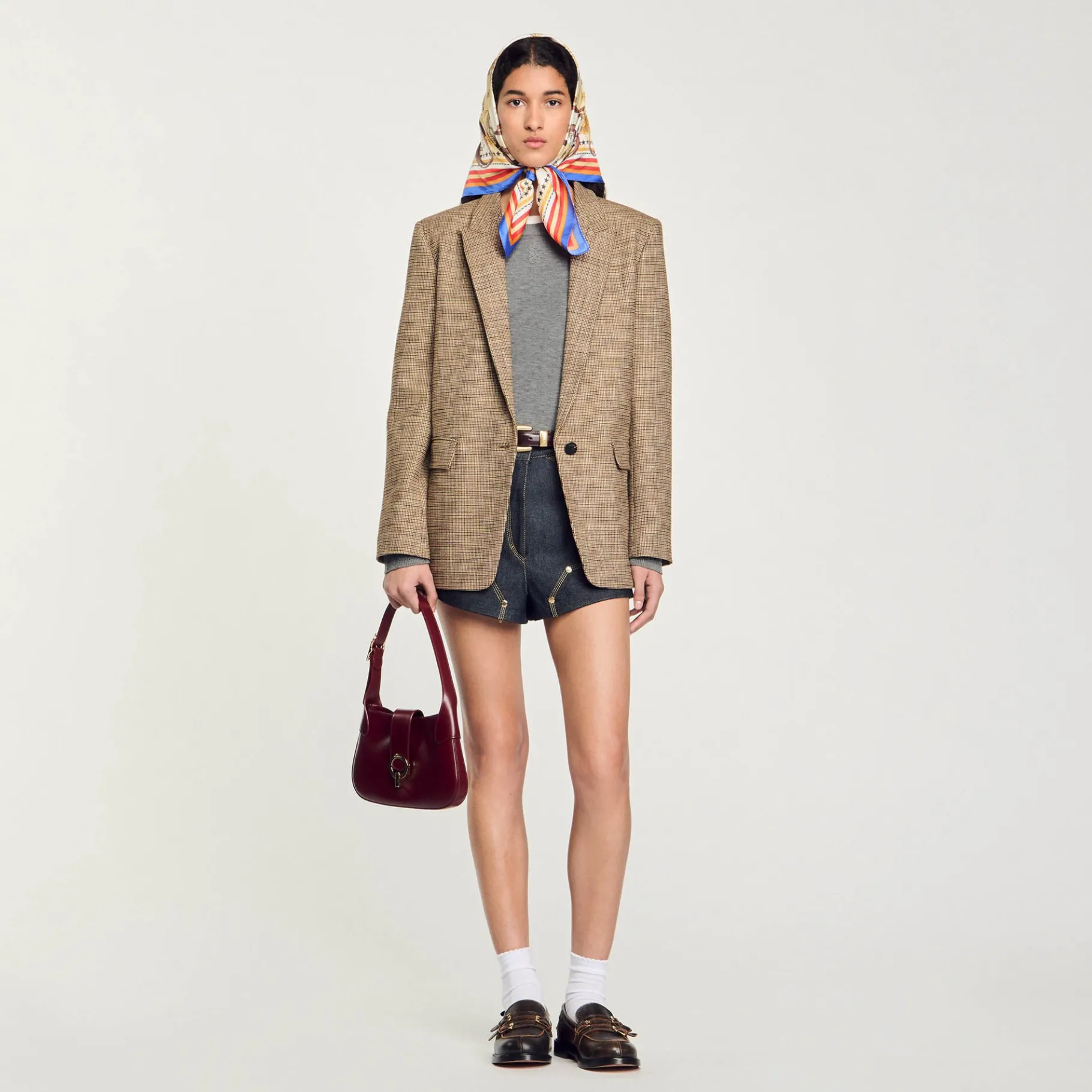 Best SANDRO Veste De Costume Marron