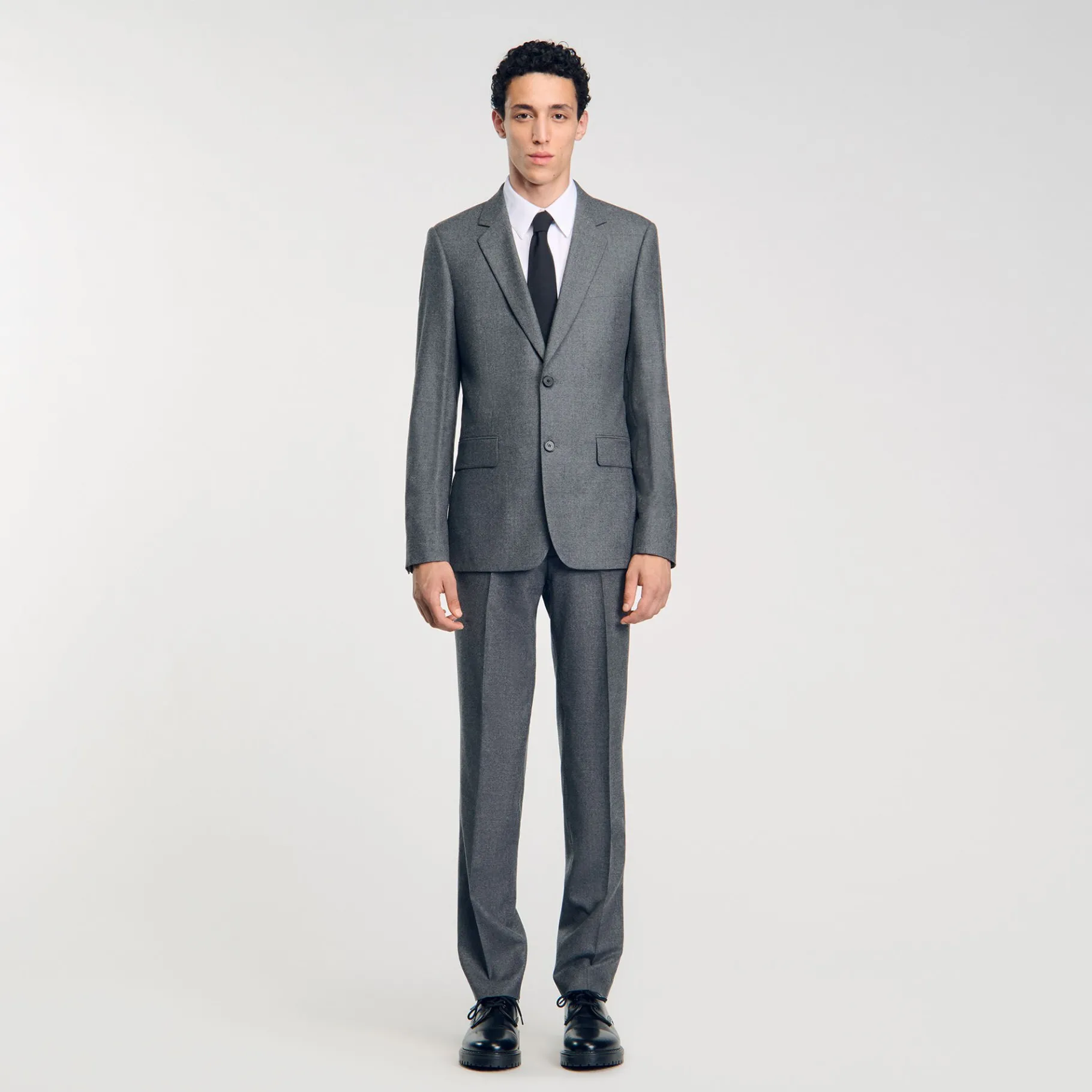 Cheap SANDRO Veste De Costume Gris