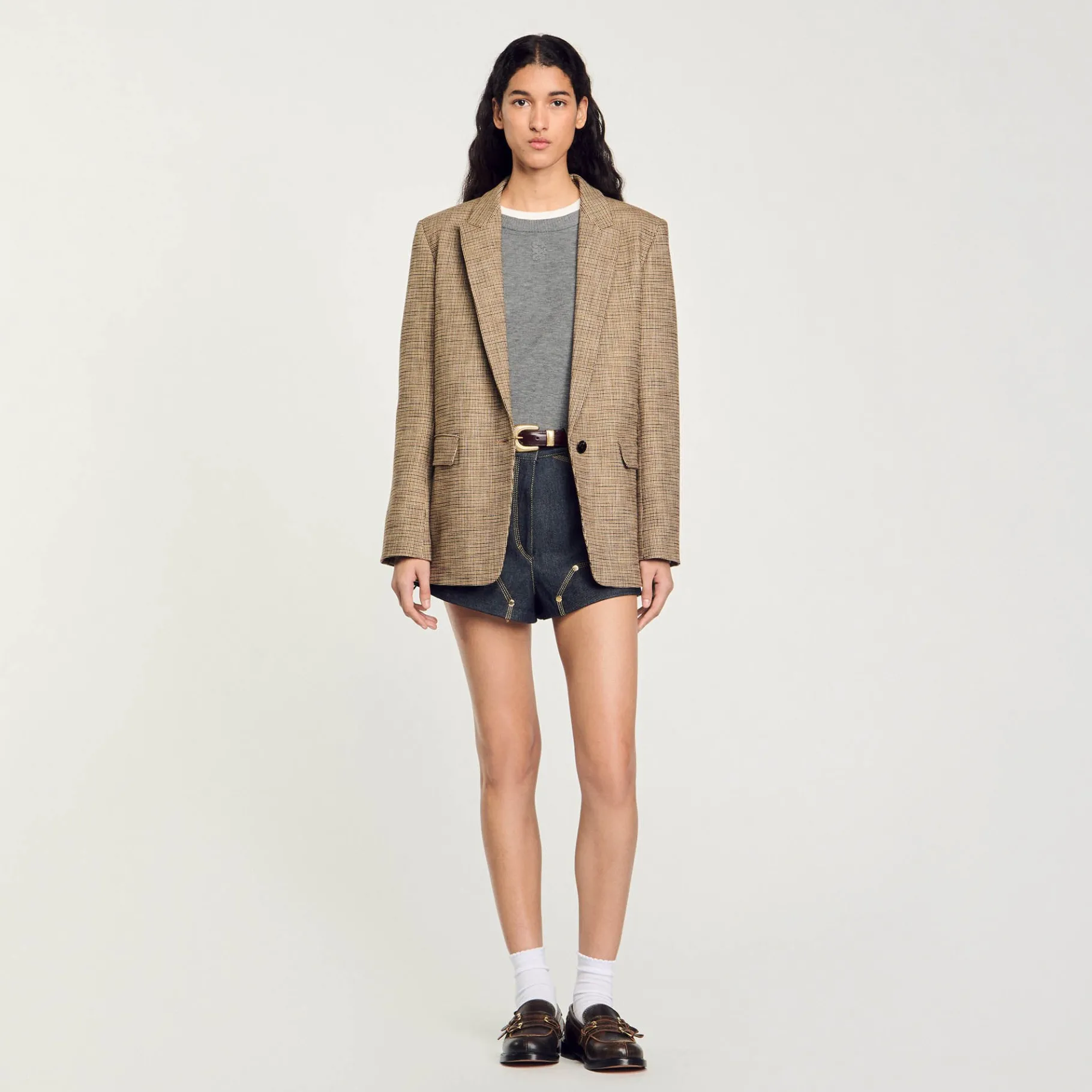 Best SANDRO Veste De Costume Marron