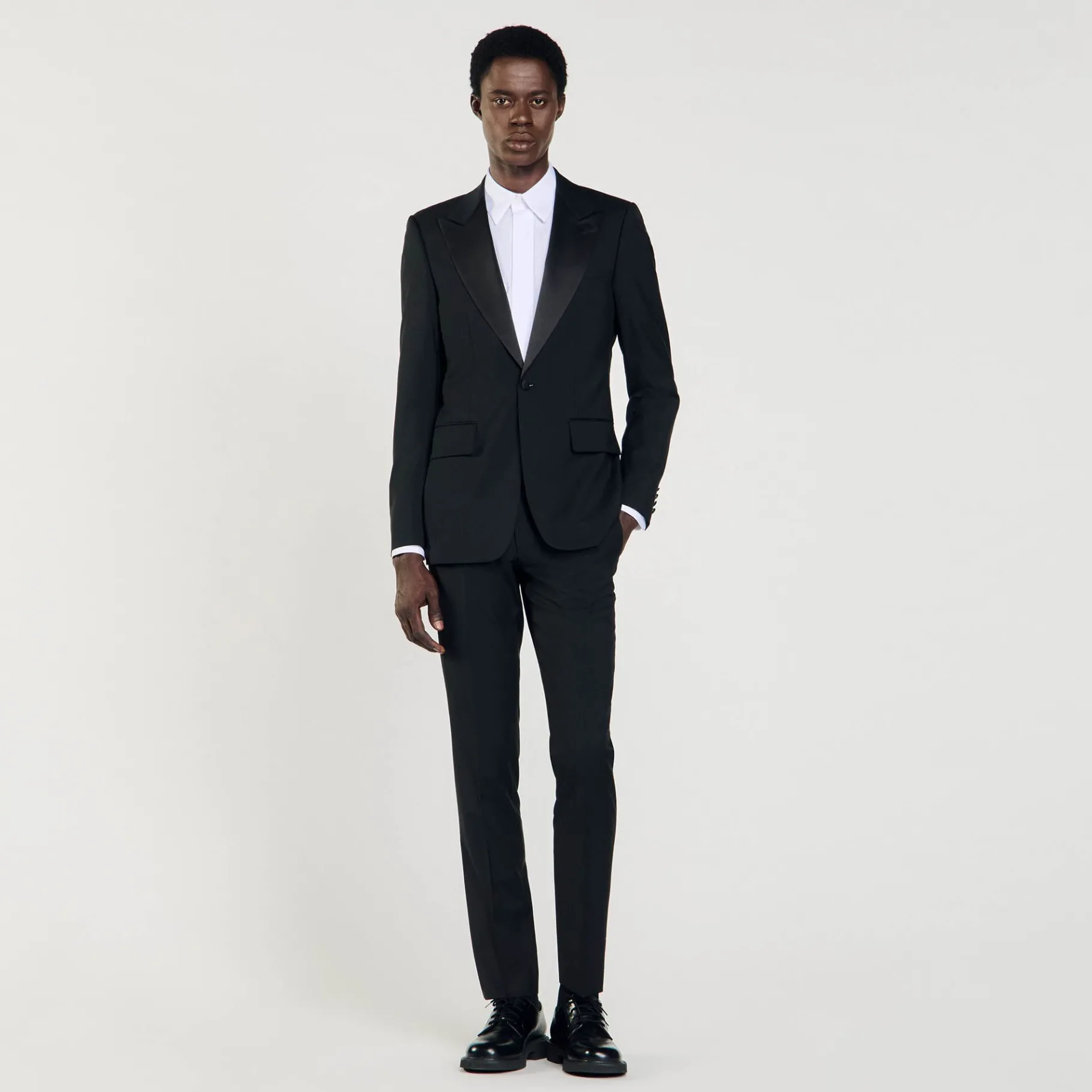 Store SANDRO Veste De Smoking Noir