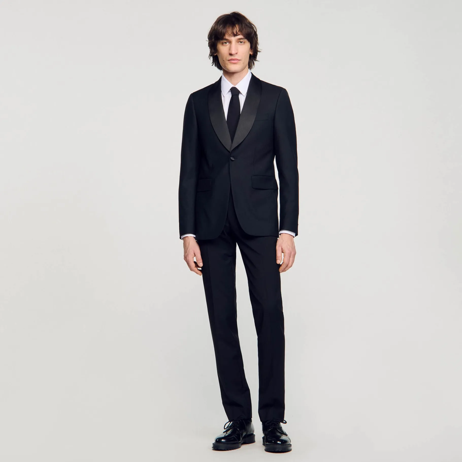 Clearance SANDRO Veste De Smoking Noir
