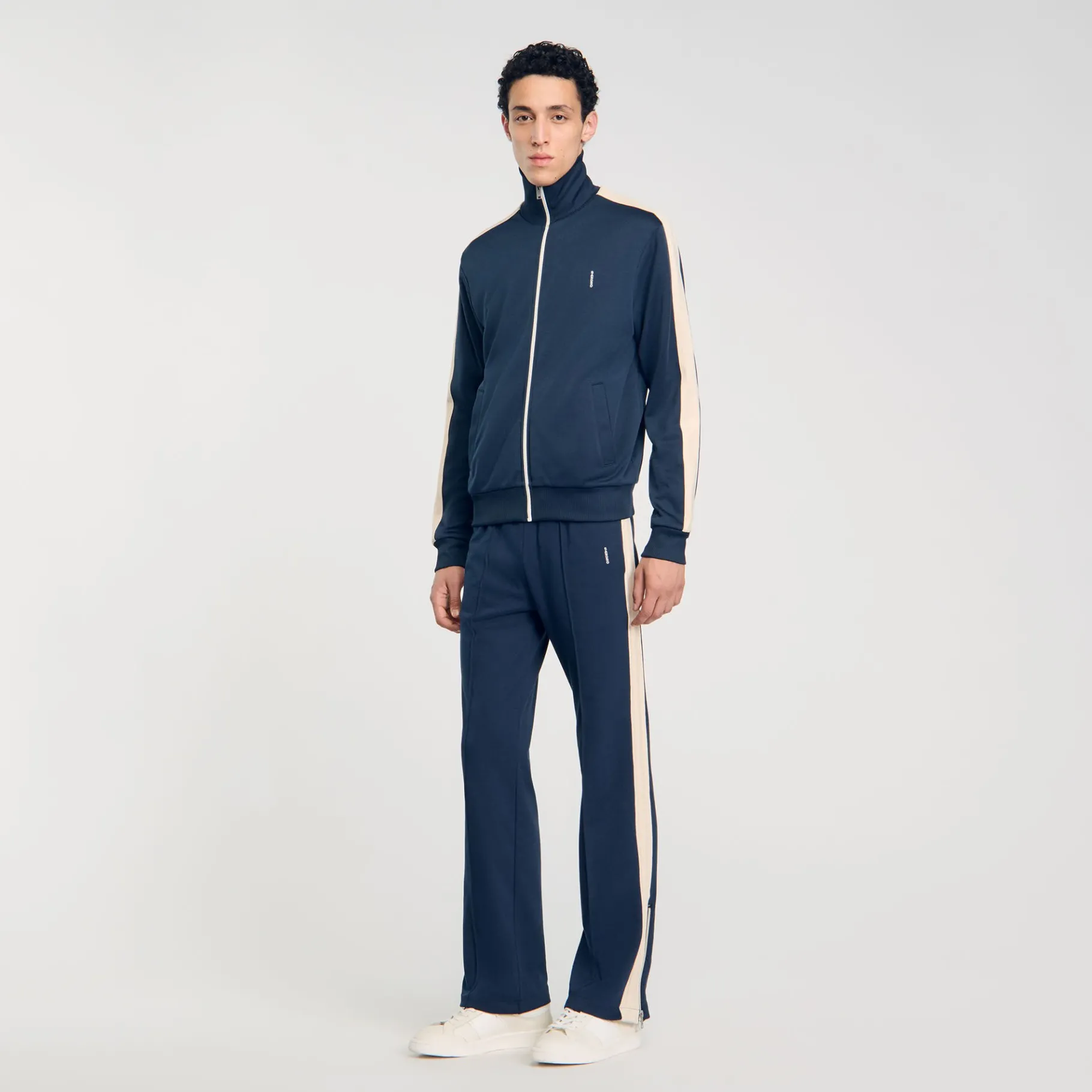 Store SANDRO Veste Survêtement Midnight Blue