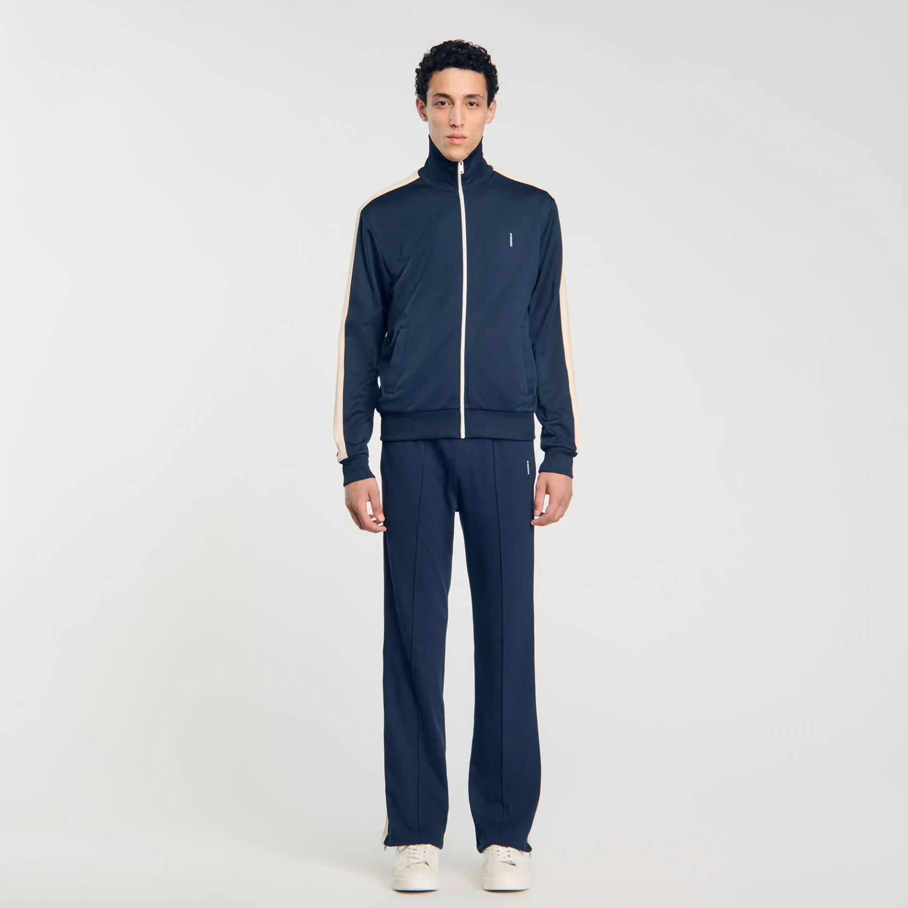 Store SANDRO Veste Survêtement Midnight Blue